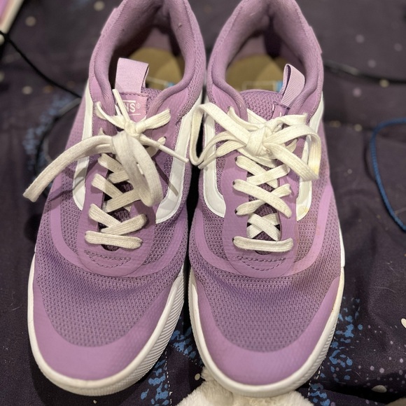 Vans Shoes - Vans Women's Lilac Mesh Athletic Sneakers with White Accents